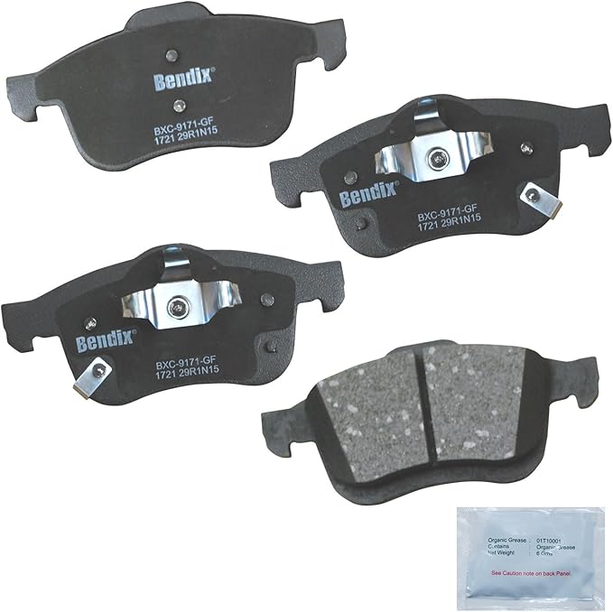 Bendix Priority1 CFC1721 Ceramic Front Brake Pads for Fiat 500L 2020-2014