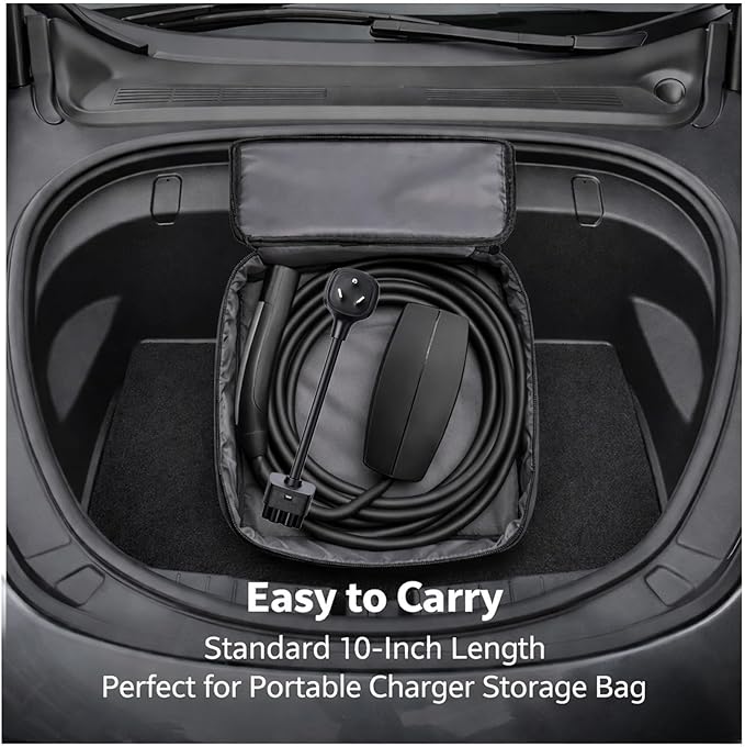 for Tesla NEMA TT-30 Adapter, Tesla Mobile Charger Adapter for Gen 2 and 3 ONLY, 240V Plug & TT-30 Outlet at 24 Amp 10-Inch