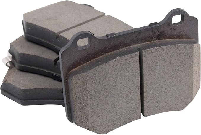 TRQ Rear Brake Pads Ceramic Hardware Wear Sensor Compatible with 2018 Subaru WRX STI