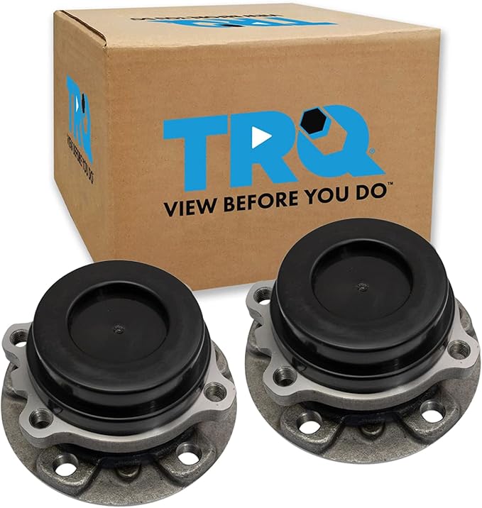 TRQ Front Left and Right Wheel Bearing and Hub Assembly Set 2 Piece Compatible with 12-16 BMW 528i xDrive 14-16 535d xDrive 11-17 535i GT xDrive 11-16 550i xDrive 13-19 650i Gran Coupe xDrive