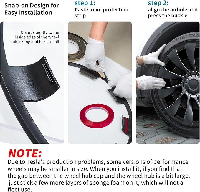 Rim Protector for 20 inch Induction Wheels, ABS Trim Rings for Curb Rash Prevention, Matte Black, Set of 4