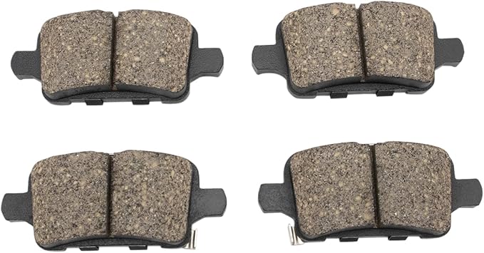 TRQ Rear Brake Pads Ceramic Compatible with 2016-2019 Chevrolet Cruze 2017-2023 Bolt EV 2022-2023 Bolt EUV 2016-2019 Volt
