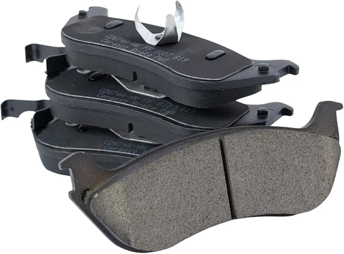 TRQ Rear Brake Pads Ceramic Compatible with 1996-2002 Ford Crown Victoria 1996-2002 Lincoln Town Car 1996-2002 Mercury Grand Marquis