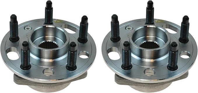 TRQ Left and Right Wheel Bearing and Hub Assembly Set 2 Piece Compatible with 10-17 Chevrolet Equinox 14-17 Impala 13-16 Cadillac XTS 15-16 CTS All Wheel Drive 10-17 GMC Terrain 10-16 Buick Lacrosse