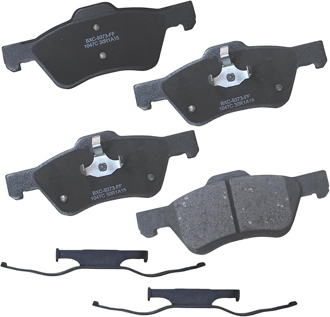 Bendix Premium SBC1047C Ceramic Front Brake Pads for Ford Escape 2012-2006, Mercury Mariner 2009-2006