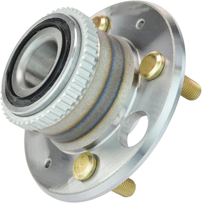 TRQ Rear Wheel Bearing and Hub Assembly Set 2 Piece Compatible with 1992-1998 Acura Integra GS-R 1994-1998 Integra LS 1990-1993 Integra GS 1994-1995 Honda Civic 4 Wheel ABS Brakes