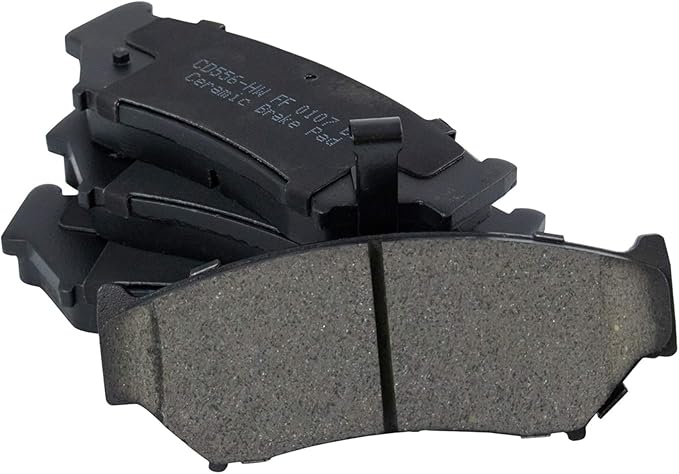 TRQ Front Brake Pads Ceramic Compatible with 1998-2004 Chevrolet Tracker 1996-1997 Geo Tracker 1991-1998 Suzuki Sidekick 1999-2004 Suzuki Vitara