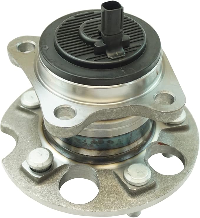 TRQ Rear Left and Right Wheel Bearing and Hub Assembly Set 2 Piece Compatible with 2009-2015 Toyota Venza Front Wheel Drive
