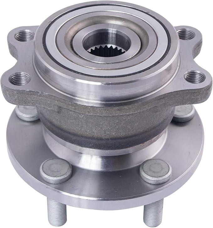 TRQ Rear Wheel Bearing and Hub Assembly Set 2 Piece Compatible with 2000-2004 Subaru Legacy 2000-2004 Outback 2003-2006 Baja