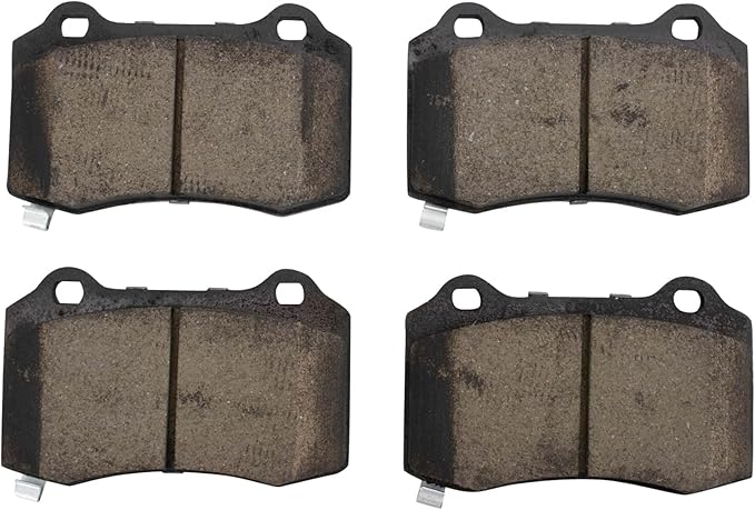 TRQ Ceramic Brake Pads Compatible with Cadillac Chevrolet Chrysler Dodge Jeep