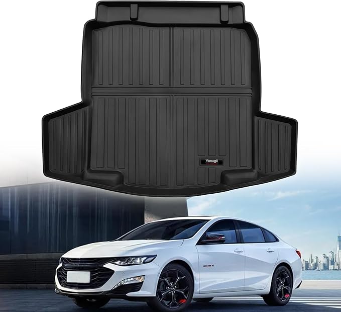 Custom for 2016-2025 Chevy Malibu Cargo Mats Trunk Liner All Weather TPE Protection Mat Accessories (for 2016-2025 Chevy Malibu)