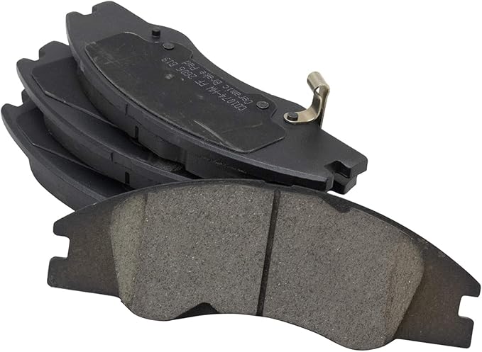TRQ Front Brake Pads Ceramic Hardware Wear Sensor Compatible with 2004-2009 Kia Spectra 2005-2009 Spectra5