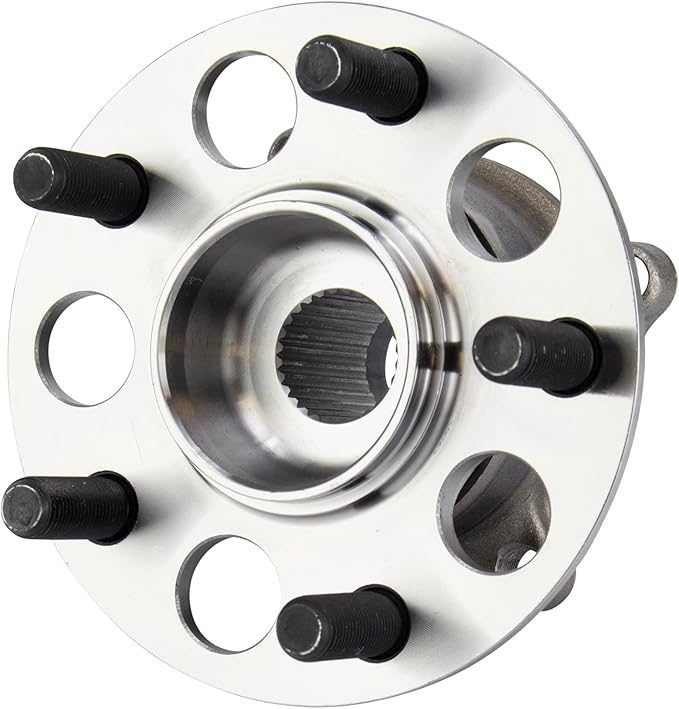 TRQ Rear Driver and Passenger Side Wheel Bearing and Hub Assembly Set 2 Piece Compatible with 17-20 Acura MDX SH-AWD Sport Hybrid 16-21 Honda Pilot AWD 22 Pilot Touring AWD 19-22 Passport AWD