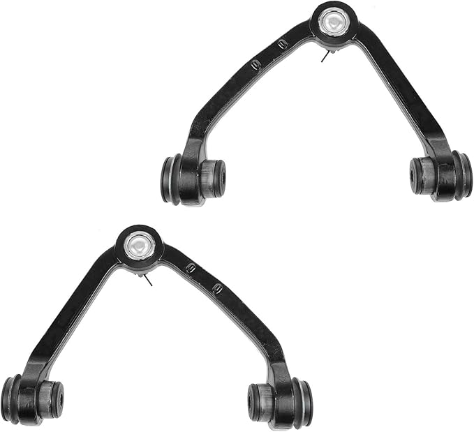 TRQ Front Upper Left and Right Control Arm and Ball Joint Set 2 Piece Compatible with 97-03 Ford F-150 4WD 97-02 Expedition 4WD Without Air Suspension 97-99 F-250 4WD 98-02 Lincoln Navigator 4WD