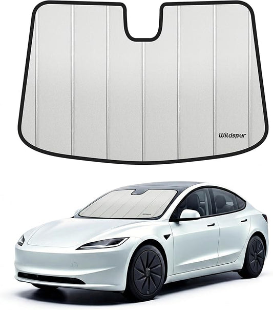 2018-2025 Model3 2020-2025 ModelY Windshield Sun Shade for Tesla Model 3 2018-2025, Model Y 2020-2025 Old Body Style Automotive Car Front Window Sunscreen Sunshade