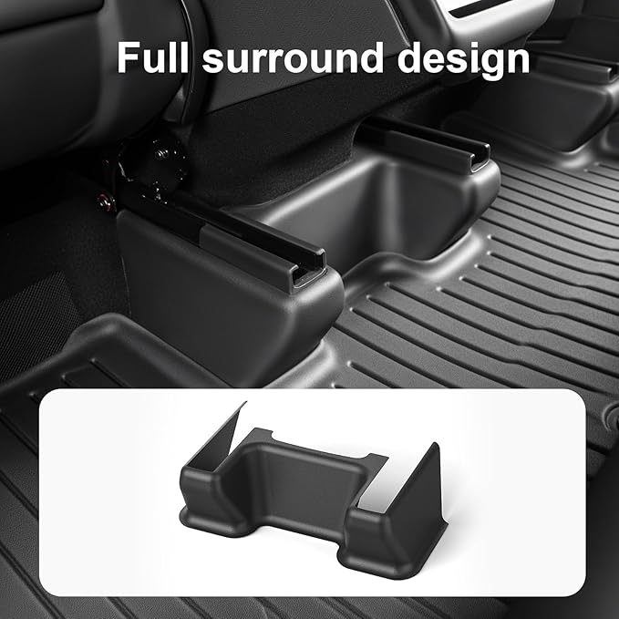 for Tesla New Model Y Underseat Protector Seat Track Covers Protection Kick Kit for 2025-2026 Model Y(Juniper) Accessories 7 PCS with 2 pcs. air outlets Protective Cover