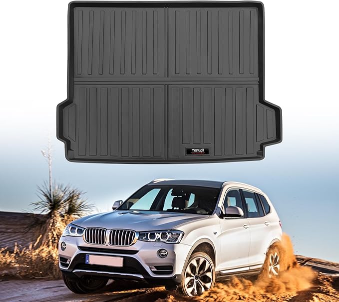 Custom for 2011-2017 BMW X3 Cargo Mats Trunk Liner All Weather TPE Protection Mat Accessories (for 2011-2017 BMW X3)