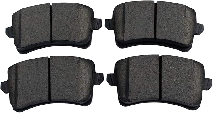 TRQ Rear Brake Pads Ceramic Compatible with 2009-2016 Audi A4 A4 Quattro 2010-2014 A5 2008-2017 A5 Quattro 2013-2016 allroad 2009-2017 Q5 2010-2016 S4 S5 2014-2017 SQ5