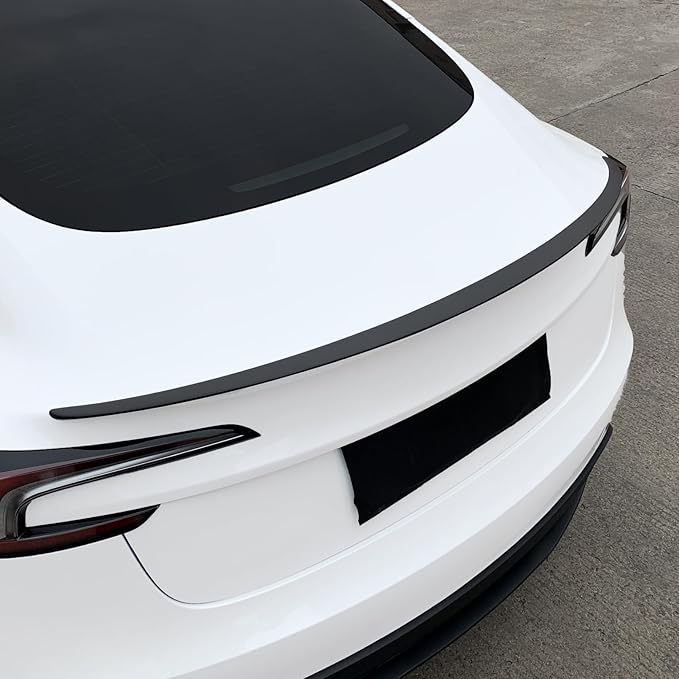 Spoiler Fit for Tesla Model 3 2017-2023, Upgrade ABS Material Rear Spoiler Wing OEM Rear Trunk Lip, Model 3 Accessories, Matte Black