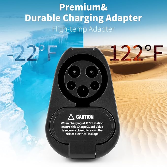 2 In1 CCS & J1772 to Tesla Adapter, 250KW Fast CCS1 to Tesla Charging Adapter, ONLY Fit for Tesla Model Y, 3, S, X, Compatible with Level 1 2 3 Charging Stations with CCS1& J1772 Plug