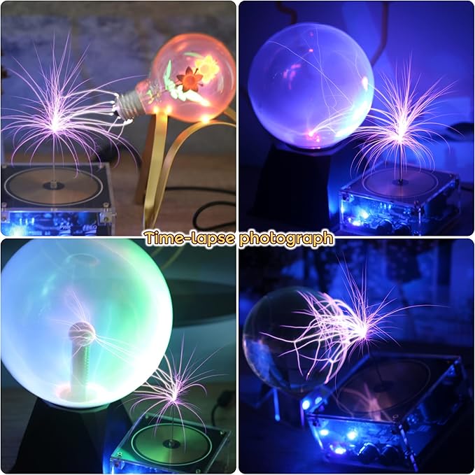 Joytech Bluetooth Music Tesla Coil Arc Plasma Loudspeaker Wireless Transmission Experiment Desktop Toy Model SSTC SS02