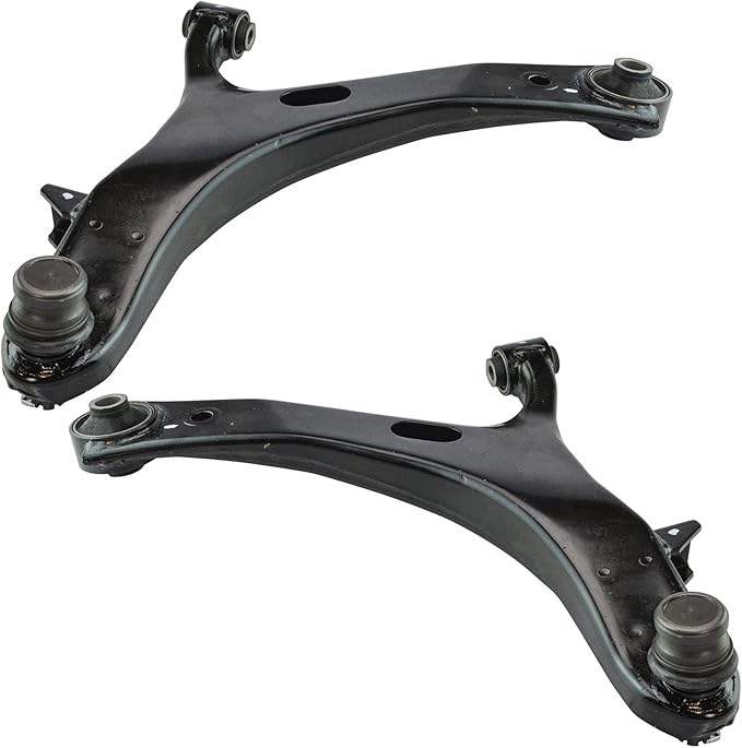 TRQ Front Lower Left and Right Control Arm and Ball Joint Set 2 Piece Compatible with 05-09 Subaru Outback 05-06 Legacy 07-09 2.5i Limited GT 08-09 3.0 R 09