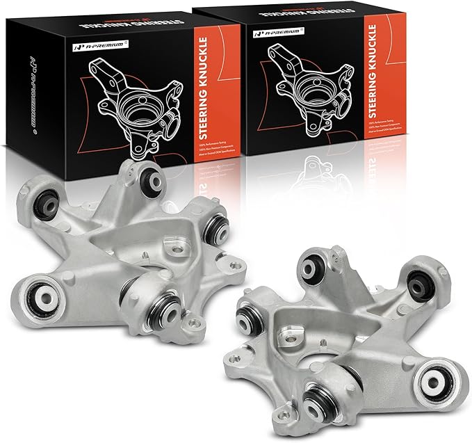 A-Premium 2 x Rear Suspension Steering Knuckle Compatible with Tesla Model 3 2017 2018 2019 2020 2021 2022 2023, Driver and Passenger Side