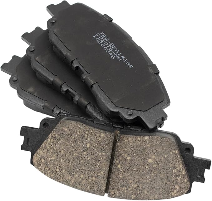 TRQ Brake Pads Ceramic Compatible with 2021-2022 Lexus ES250 2019-2022 ES300h ES350 UX200 2019-2023 UX250h Toyota Avalon 2020-2022 C-HR 2018-2023 Camry 2022 Corolla Cross RAV4 Venza