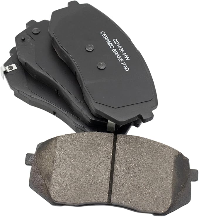 TRQ Front Brake Pads Ceramic Compatible with 2019-2021 Hyundai Kona Electric 2015-2019 Sonata 2016-2020 Kia Optima