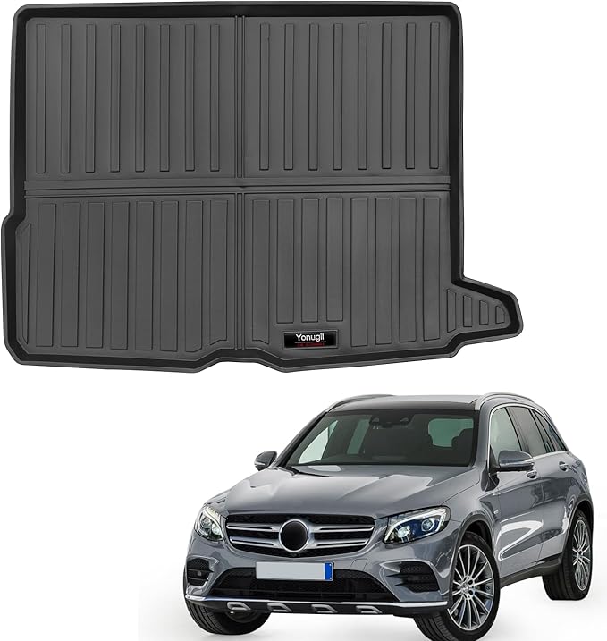 Custom 2016-2022 Mercedes-Benz GLC250 GLC300 GLC350 GLC43 AMG GLC Class Cargo Mats Trunk Liner All Weather TPE Protection Mat Accessories (for 2016-2022 Benz GLC)