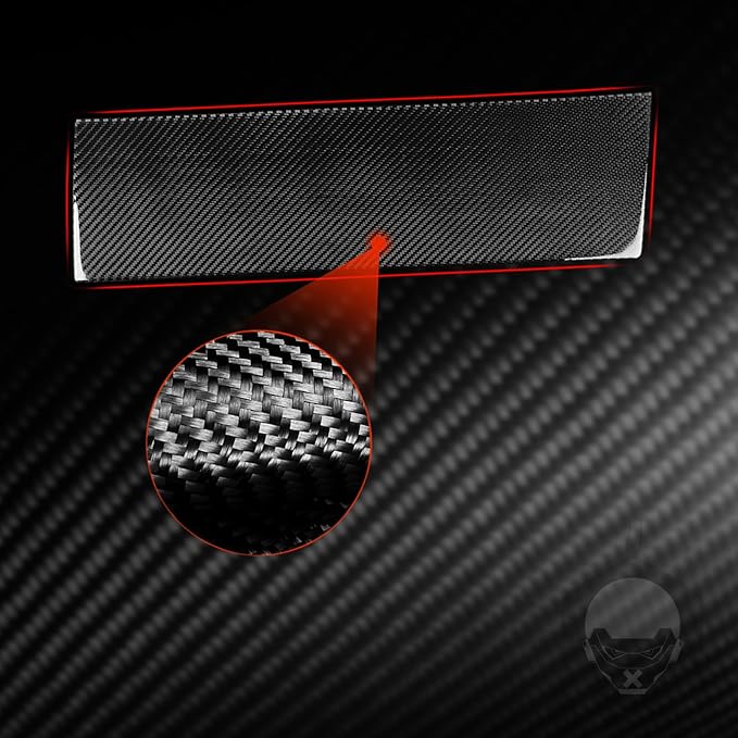 Carbon Fiber Sticker Co-Pilot Instrument Panel Sticker Car Interior Trim Compatible with Tesla Model 3 2024 2025 Accessories Decorative Sticker
