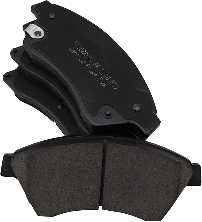 TRQ Front Brake Pads Ceramic Compatible with 2011-2015 Chevrolet Cruze 2016 Cruze Limited 2012-2017 Sonic