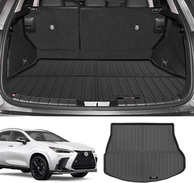 Custom for 2022-2026 Lexus NX & NX Hybrid NX250 NX350 NX350h NX450h+ Cargo Mats Trunk Liner All Weather TPE Protection Mat Accessories (for 2022-2026 Lexus NX)