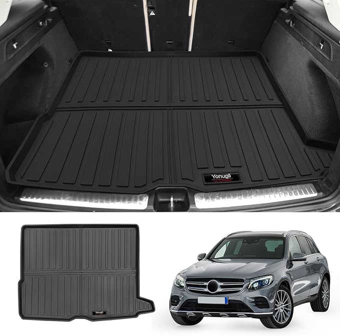 Custom 2016-2022 Mercedes-Benz GLC250 GLC300 GLC350 GLC43 AMG GLC Class Cargo Mats Trunk Liner All Weather TPE Protection Mat Accessories (for 2016-2022 Benz GLC)