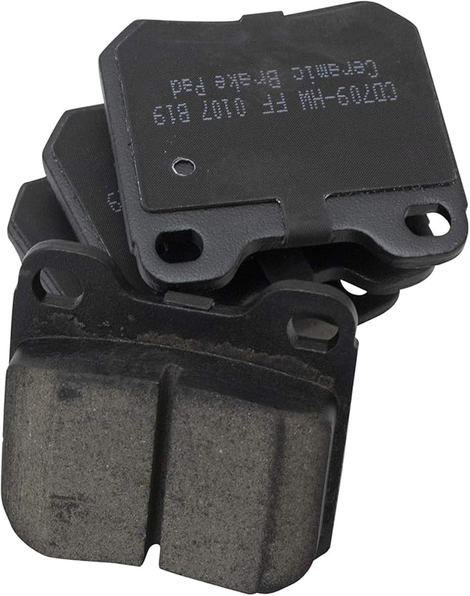 TRQ Rear Brake Pads Ceramic Compatible with 1997-2001 Cadillac Catera 1997-1998 Saab 900 1999-2003 9-3 2000 Saturn LS LS2 LW2 2001-2003 L200 LW300 2001-2005 L300