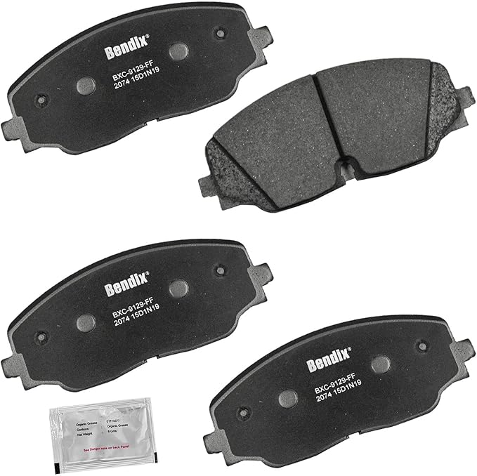Bendix Priority1 CFC2074 Ceramic Front Brake Pads for Volkswagen Atlas 2024-2018, Atlas Cross Sport 2024-2020, Teramont 2019
