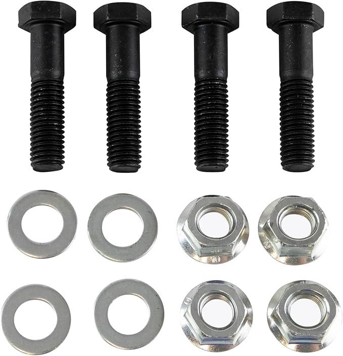 TRQ Front Upper Left and Right Control Arm and Ball Joint Set 4 Piece Compatible with 04-12 Chevrolet Colorado Rear Wheel Drive 04-12 GMC Canyon Rear Wheel Drive 2006 Isuzu i-280 07-08 i-290