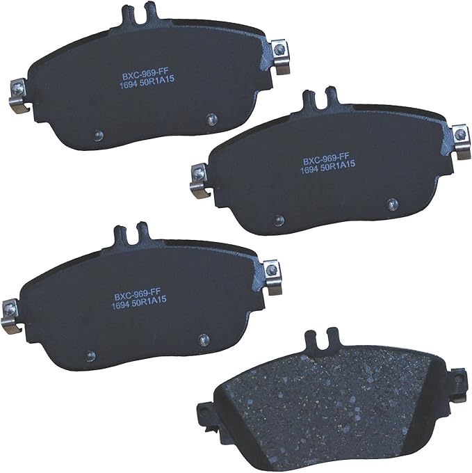 Bendix Premium SBC1694 Ceramic Front Brake Pads for Select Models INFINITI QX30, Mercedes-Benz A180, A200, B180, B250, B250e, B Electric Drive, CLA180, CLA200, CLA250, E300, GLA180, GLA200, GLA250