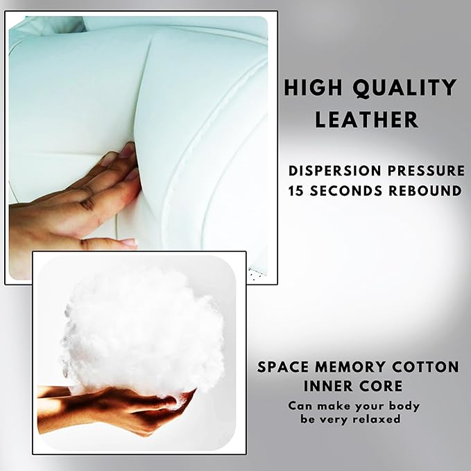 Car Headrest Neck Pillow Support Memory Foam Ergonomic Design Accessory for Driving Seat Fatigue Relief Compatible with Model S X 3 Y & Cybertruck - 1 Piece