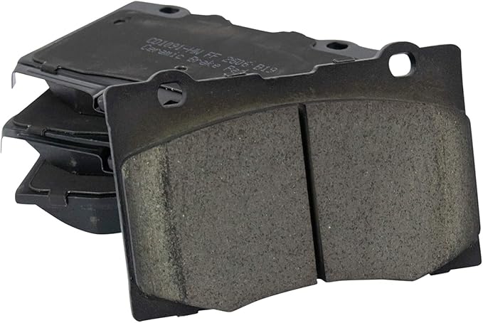 TRQ Front Ceramic Brake Pad Set Compatible with 2005-2012 Acura RL