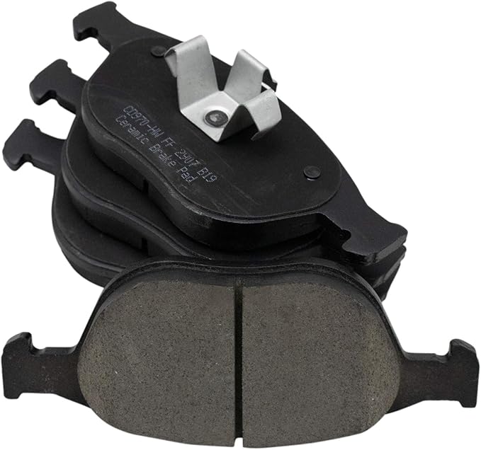 TRQ Front Brake Pads Ceramic Compatible with 2002-2004 Ford Focus 2010-2013 Transit Connect