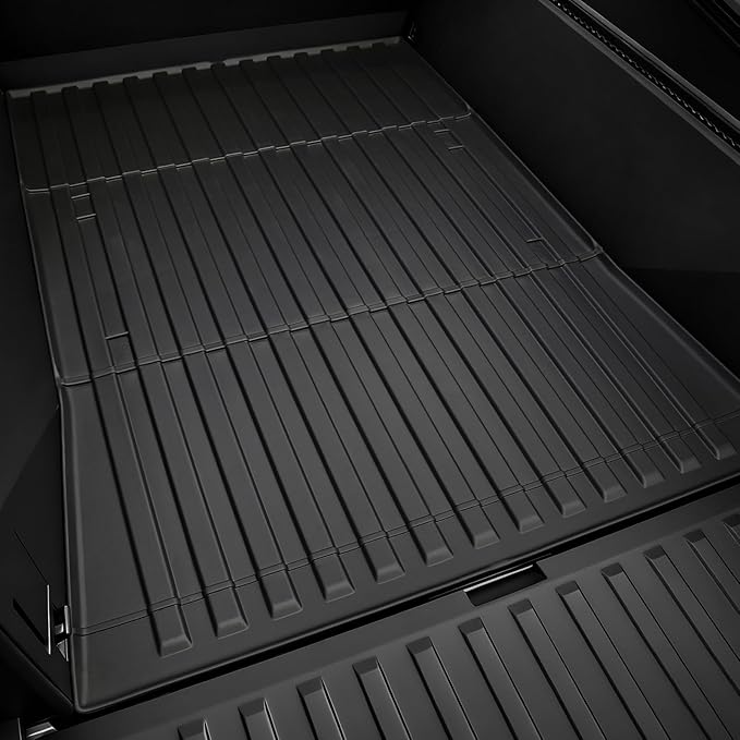 Floor Mats for Tesla Cybertruck 2023-2026, All Weather Floor Mats Truck Bet Mat Frunk Cargo Liner Accessories, Full Coverage Set