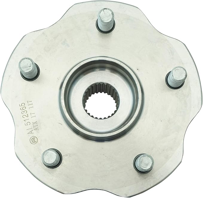 TRQ Rear Wheel Bearing and Hub Assembly Set 2 Piece Compatible with 10-15 Lexus RX350 16-22 21-23 Toyota Highlander 21-22 Sienna AWD Models
