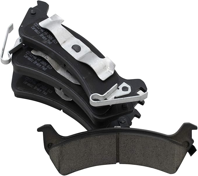TRQ Rear Brake Pads Ceramic Compatible with 1995-1998 Jeep Grand Cherokee