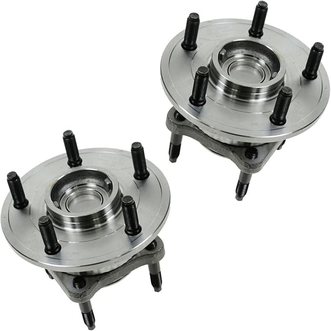 TRQ Rear Left and Right Wheel Bearing and Hub Assembly Set 2 Piece Compatible with 2005-2010 Jeep Grand Cherokee 2006-2010 Commander
