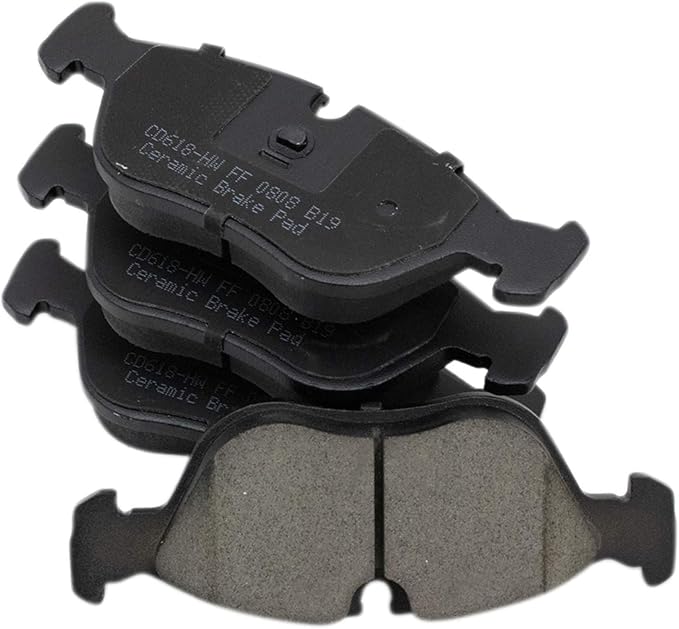 TRQ Front Brake Pads Ceramic Compatible with 1993-1997 Volvo 850 1998-2004 C70 1998-2000 S70 1998-2000 V70