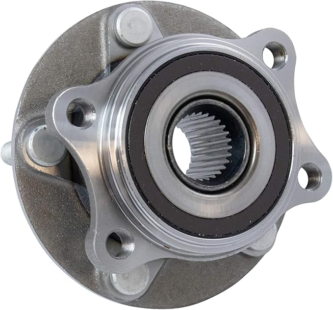TRQ Front Driver and Passenger Side Wheel Bearing and Hub Assembly Set 2 Piece Compatible with 14-18 Mazda 3 Japan Built Models 1st VIN Digit J 14-18 3 Mexico Built Models 1st VIN Digit 3 16-21 CX-3