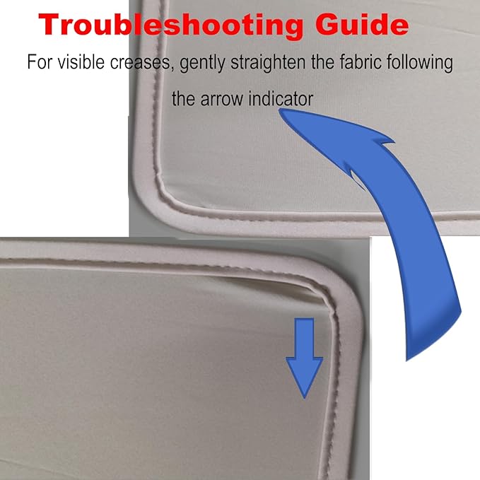 2025 Sunshade for Tesla Model Y 2024 - Foldable, No Sagging, Compatible with Tesla Y Accessories 2023 2022 2021, not fit for New Model Y 2025 Juniper (Light-Gray)