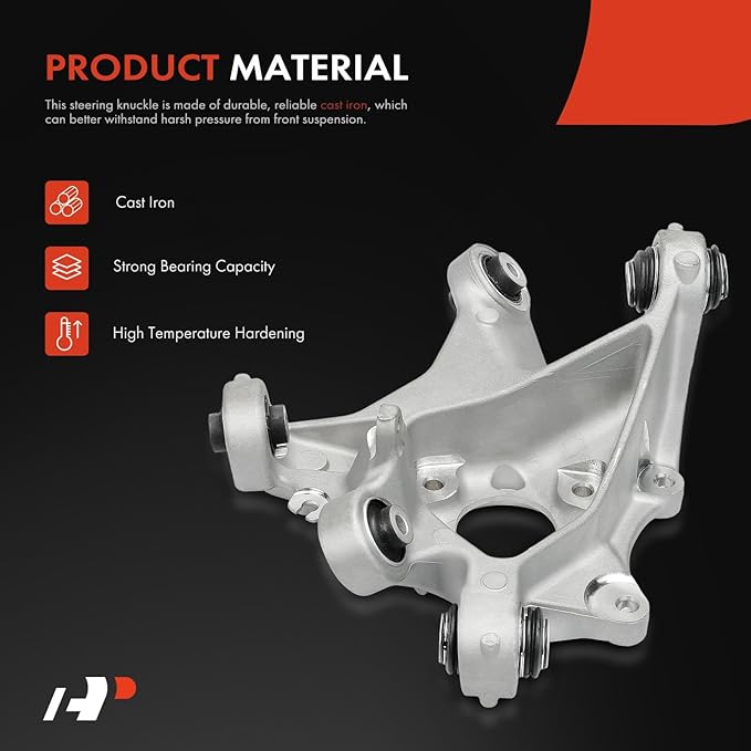A-Premium 2 x Rear Suspension Steering Knuckle Compatible with Tesla Model 3 2017 2018 2019 2020 2021 2022 2023, Driver and Passenger Side