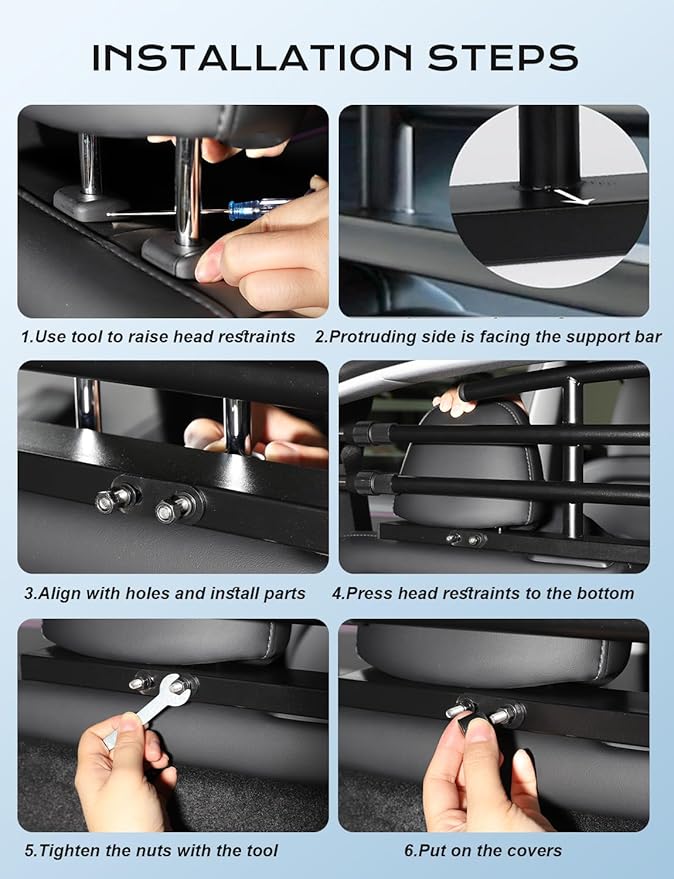 for Tesla Model Y Juniper Dog Barrier Adjustable Large Pet Protective Barrier Anti-bite Heavy-Duty Metal Stainless Steel for Dog Travel for Tesla Model Y Juniper Accessories 2025 2026